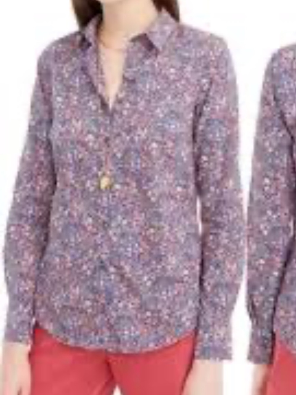 J crew Floral Shirt